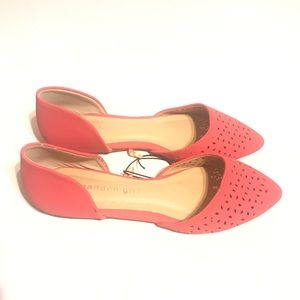 NWOT Madden girl Women’s Pink/Coral Flats